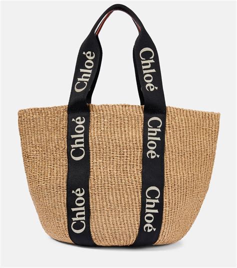 chloe tote woody large|chloe woody small basket bag.